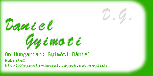 daniel gyimoti business card
